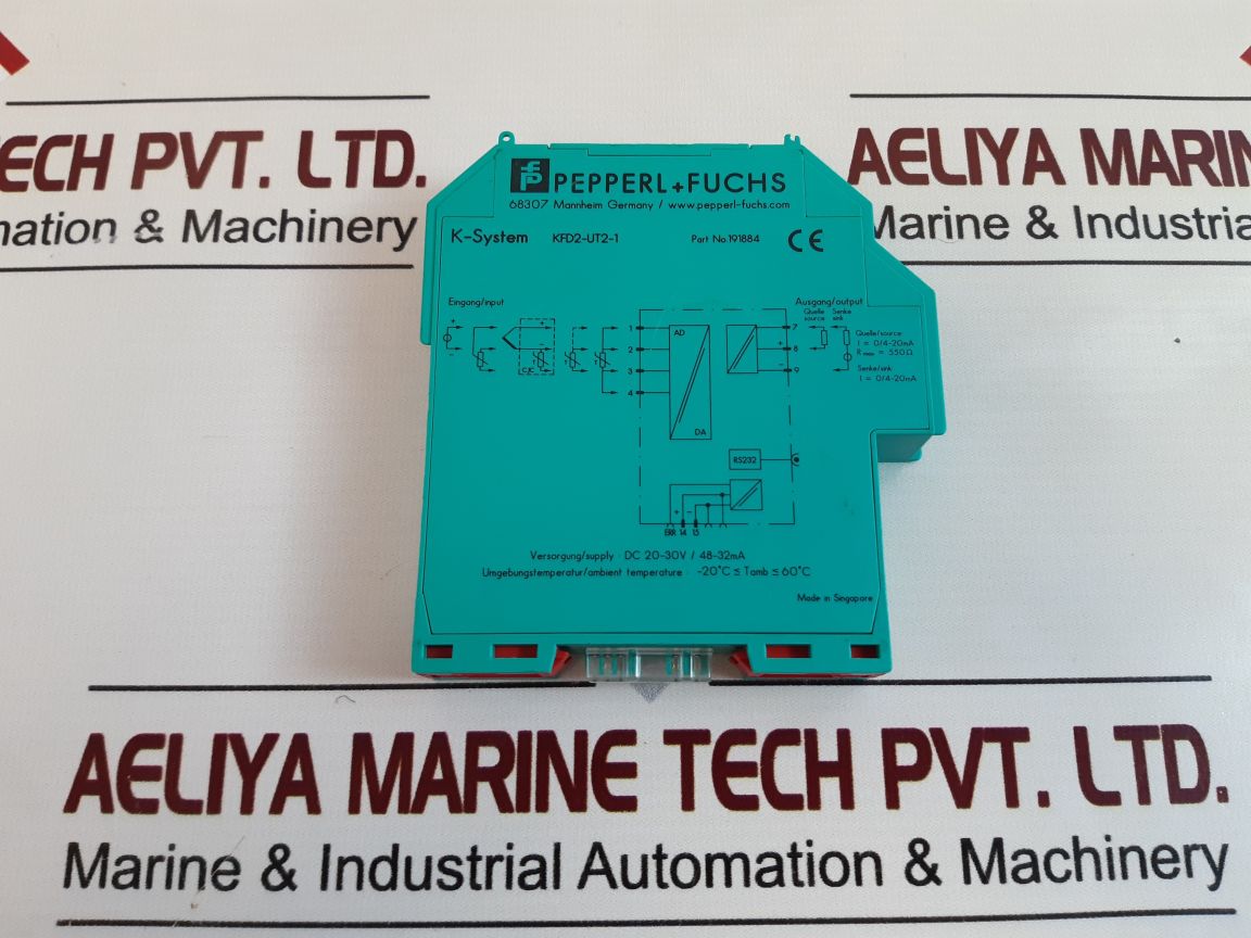 Pepperl+Fuchs Kfd2-ut2-1 Temperature Converter 191884