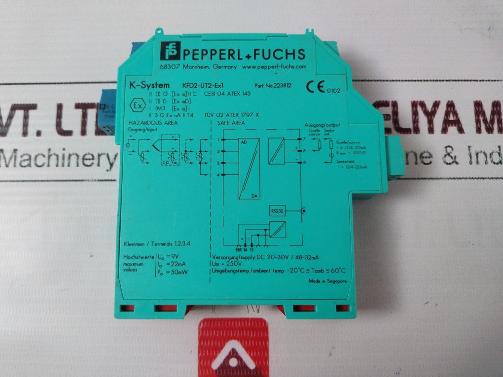 Pepperl+Fuchs K-system Kfd2-ut2-ex1 Universal Temperature Converter