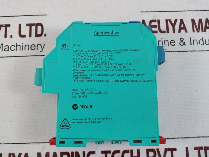 Pepperl+Fuchs Kfd2-ut2-ex1 Temperature Converter 116917 