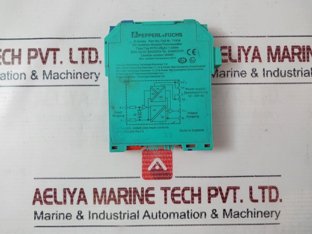 Pepperl+Fuchs Kfd2-vr-ex1.500M Dc Isolation Module 71916