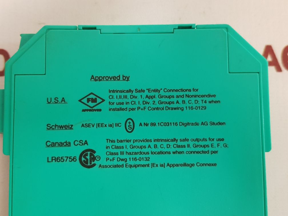 Pepperl+Fuchs K-series Kfd2-vr3-ex1.26 Transformer Isolated Repeater 71979 used