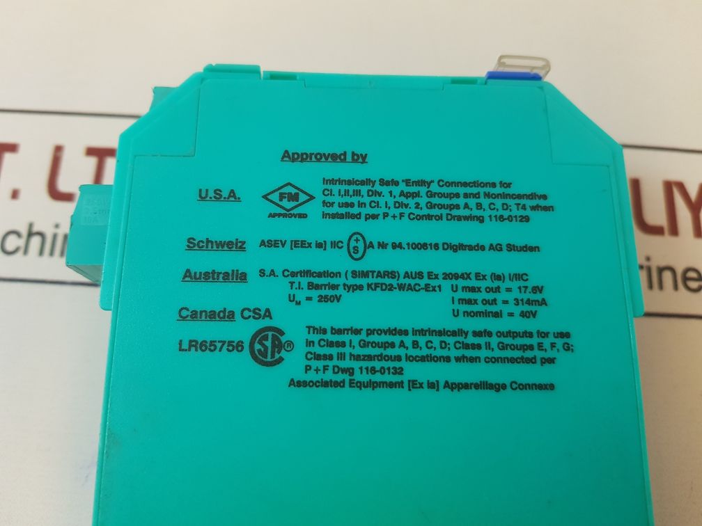 Pepperl+Fuchs Kfd2-wac-ex1 Signal Converter