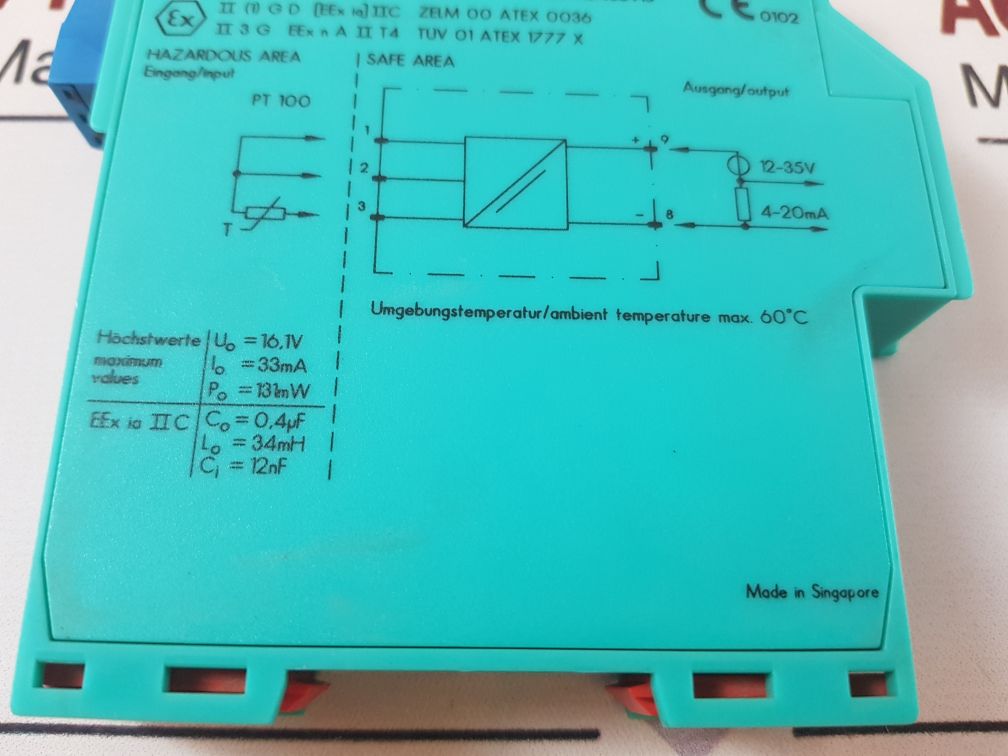 Pepperl+Fuchs Kfdo-tr-ex1 Converter 43691S
