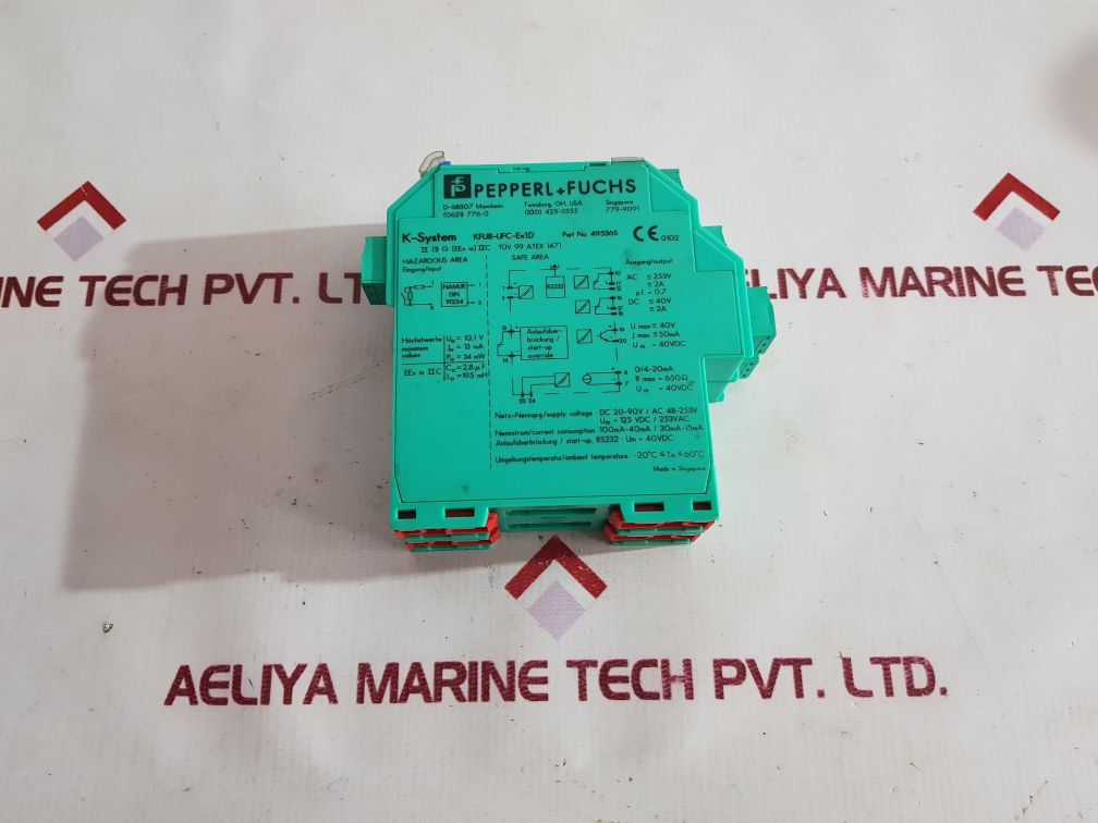 Pepperl+Fuchs K-system Kfub-ufc-ex1.D Frequency Converter