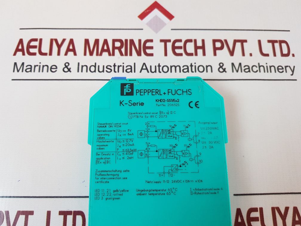 Pepperl+Fuchs Khd2-ss1/Ex2 Isolation Amplifier 20652S