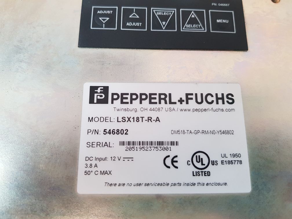 Pepperl+Fuchs Lsx18T-r-a Lcd Monitor