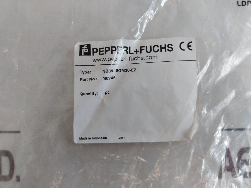 Pepperl+Fuchs Nbb8-18Gm30-e2 Proximity Switch/Sensor With Cable 87745