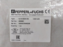 Pepperl+Fuchs Nj10-30Gk-sn Proximity Switch Sensor 256353,250938
