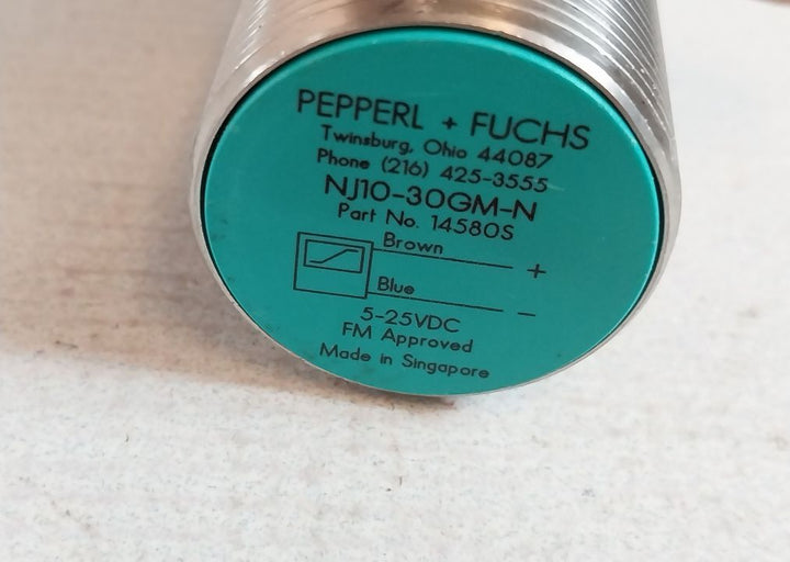 Pepperl+Fuchs Nj10-30Gm-n Proximity Sensor 5-25Vdc