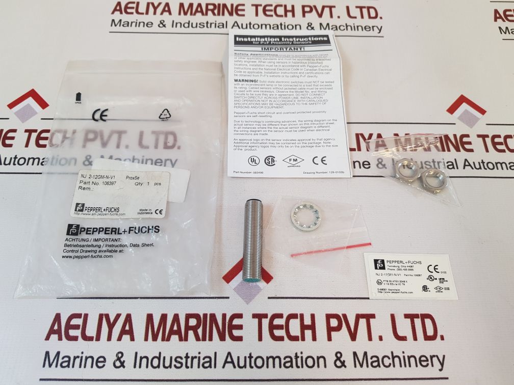Pepperl+Fuchs Nj2-12Gm-n-v1 Proximity Switch Sensor