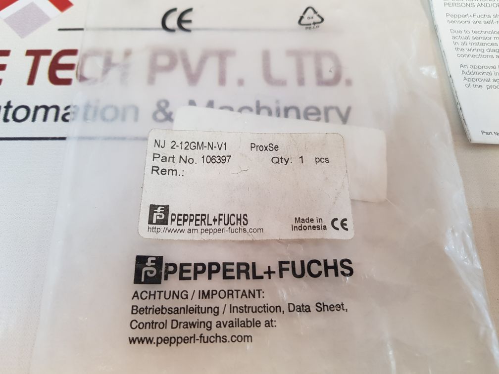 Pepperl+Fuchs Nj2-12Gm-n-v1 Proximity Switch Sensor