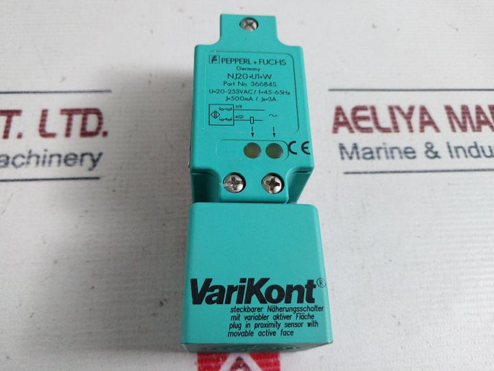 Pepperl+Fuchs Nj20-u1-w Proximity Switch Sensor 36684S