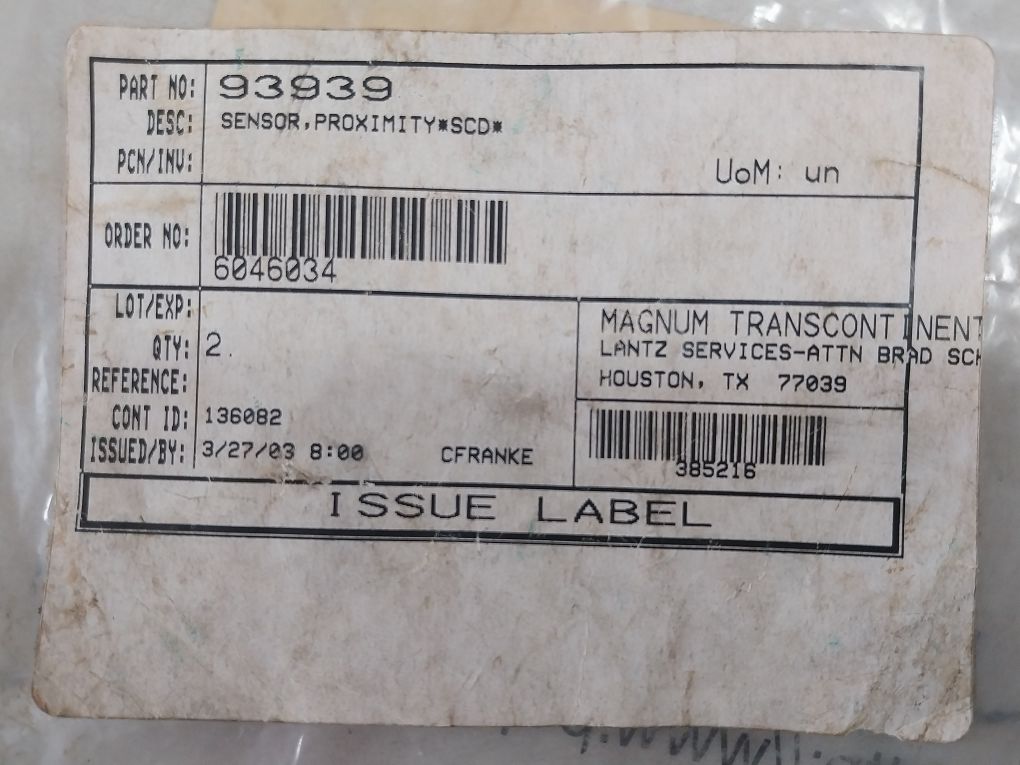 Pepperl+Fuchs Nj4-12Gk-sn Proximity Sensor 31197S