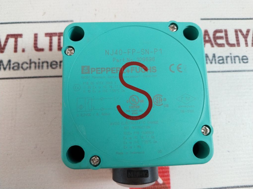 Pepperl+Fuchs Nj40-fp-sn-p1 Proximity Switch Sensor