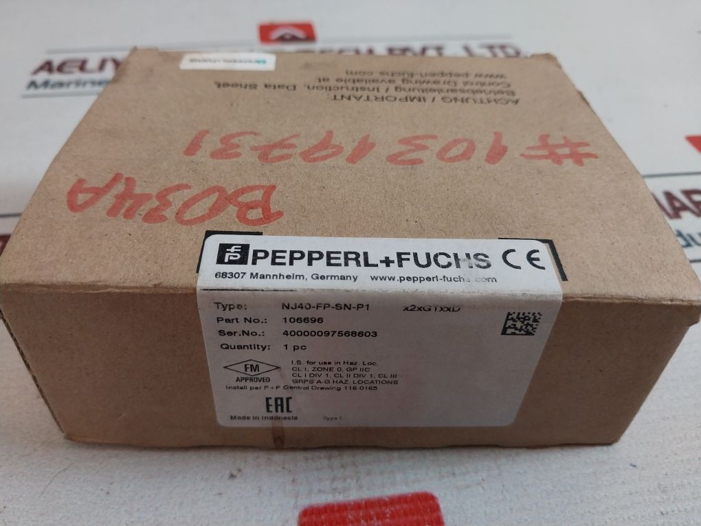Pepperl+Fuchs Nj40-fp-sn-p1 Proximity Switch Sensor