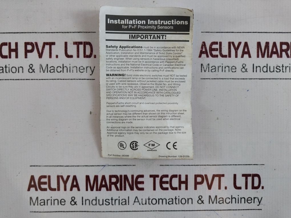 Pepperl+Fuchs Nj5-18Gm-n-v1 Inductive Proximity Sensor 106453