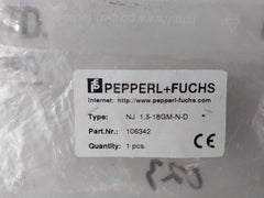Pepperl+Fuchs Nj 1,5-18Gm-n-d Proximity Switch 106342