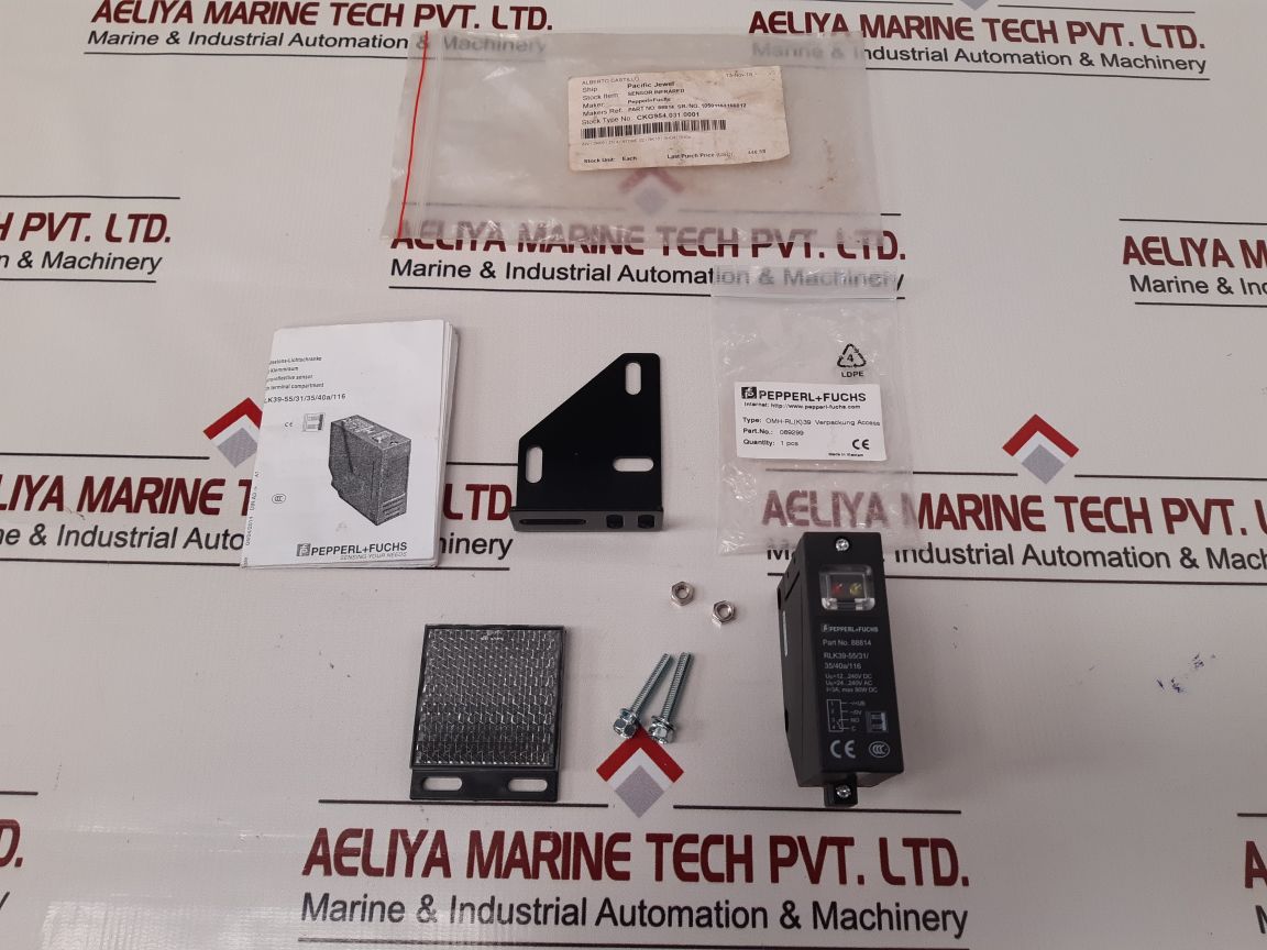 Pepperl + Fuchs Rlk39-55313540A116 Retroreflective Sensor With Terminal 