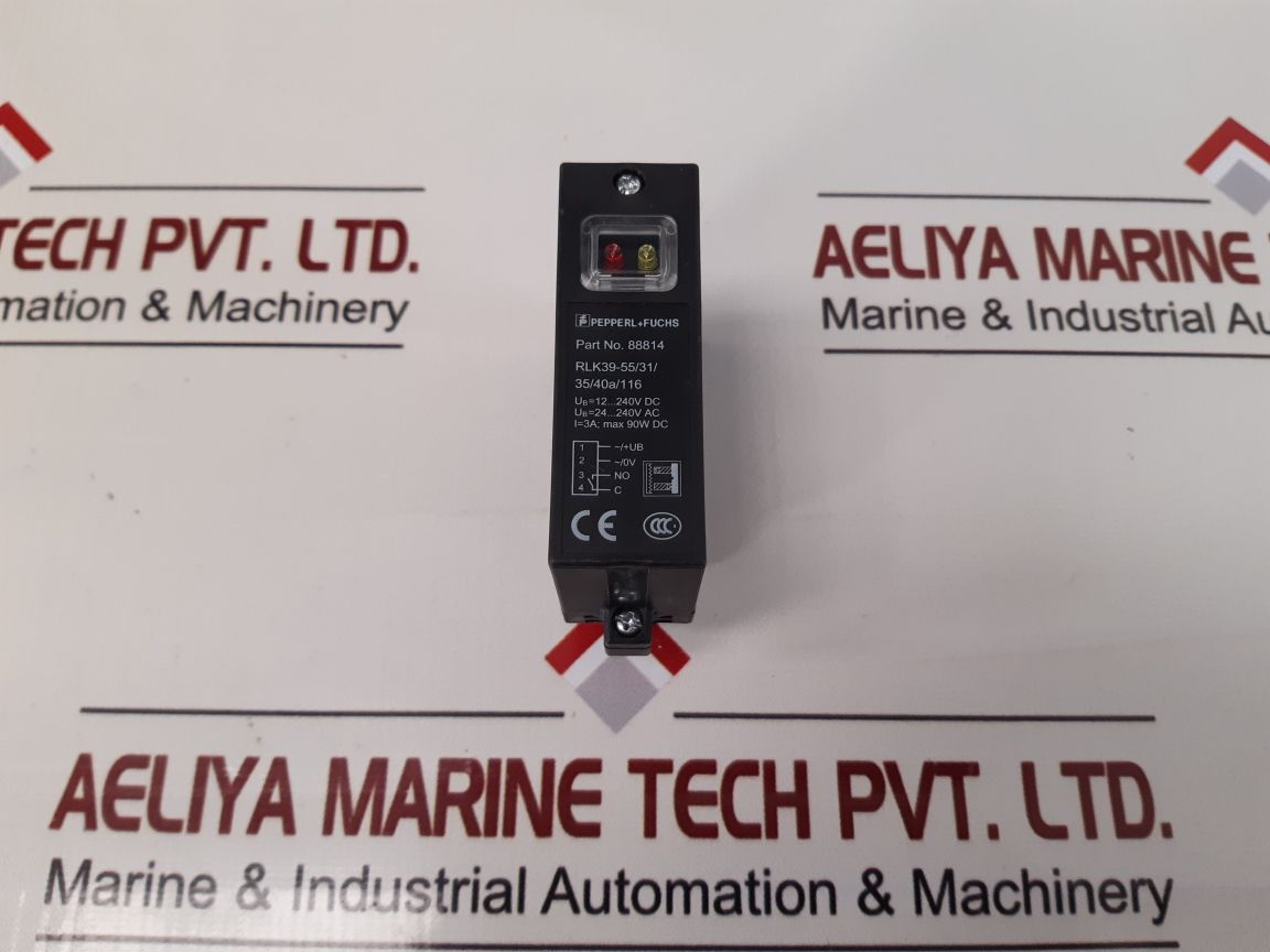 Pepperl + Fuchs Rlk39-55/31/35/40A/116 Retroreflective Sensor With Terminal 