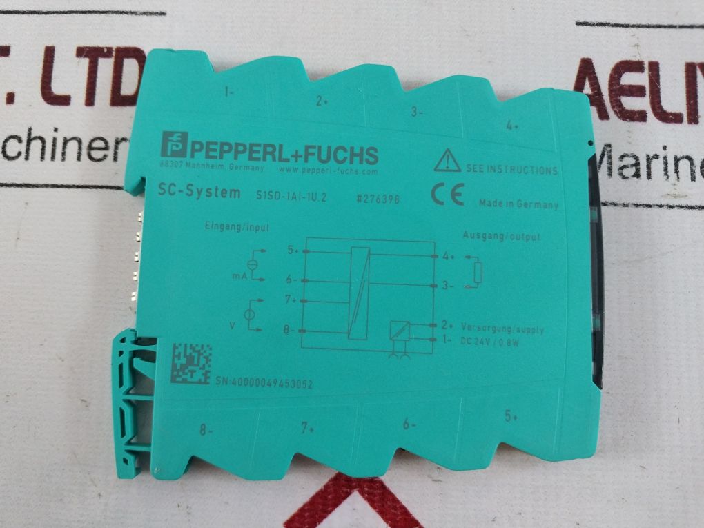 Pepperl+Fuchs S1Sd-1Ai-1U.2 Isolated Amplifier 276398
