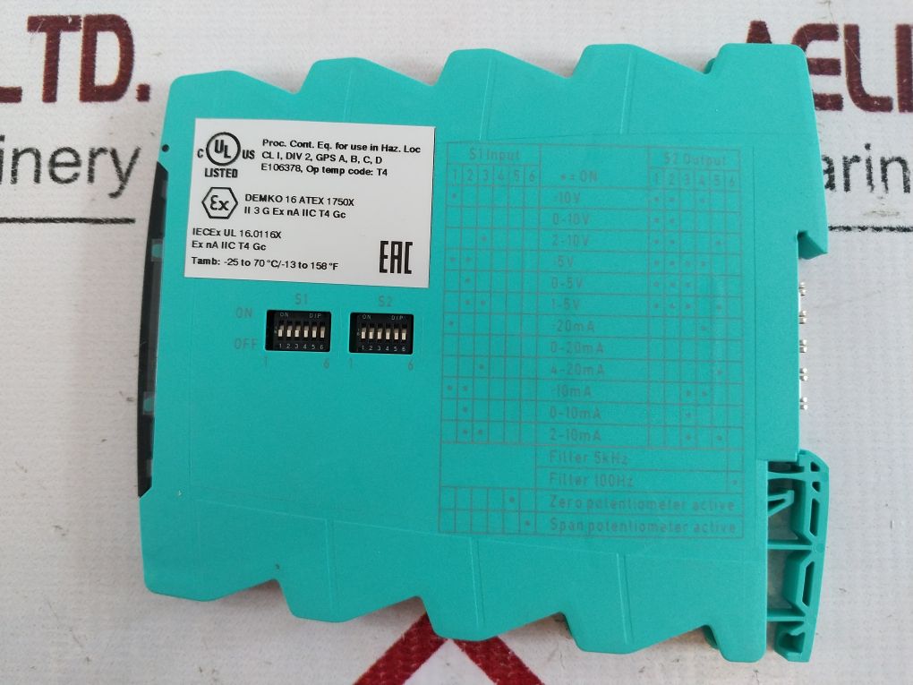 Pepperl+Fuchs S1Sd-1Ai-1U.2 Isolated Amplifier 276398