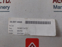 Pepperl+Fuchs Varikont 07183 Proximity Sensor Ex-83/2022X