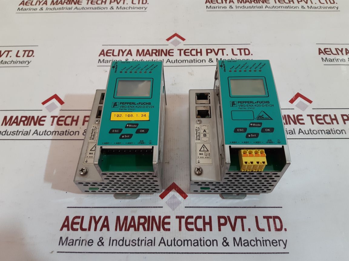 Pepperl+Fuchs Vbg-enx-k20-d-ev24 Ethernet/Ip+Modbus Tcp Gateway 