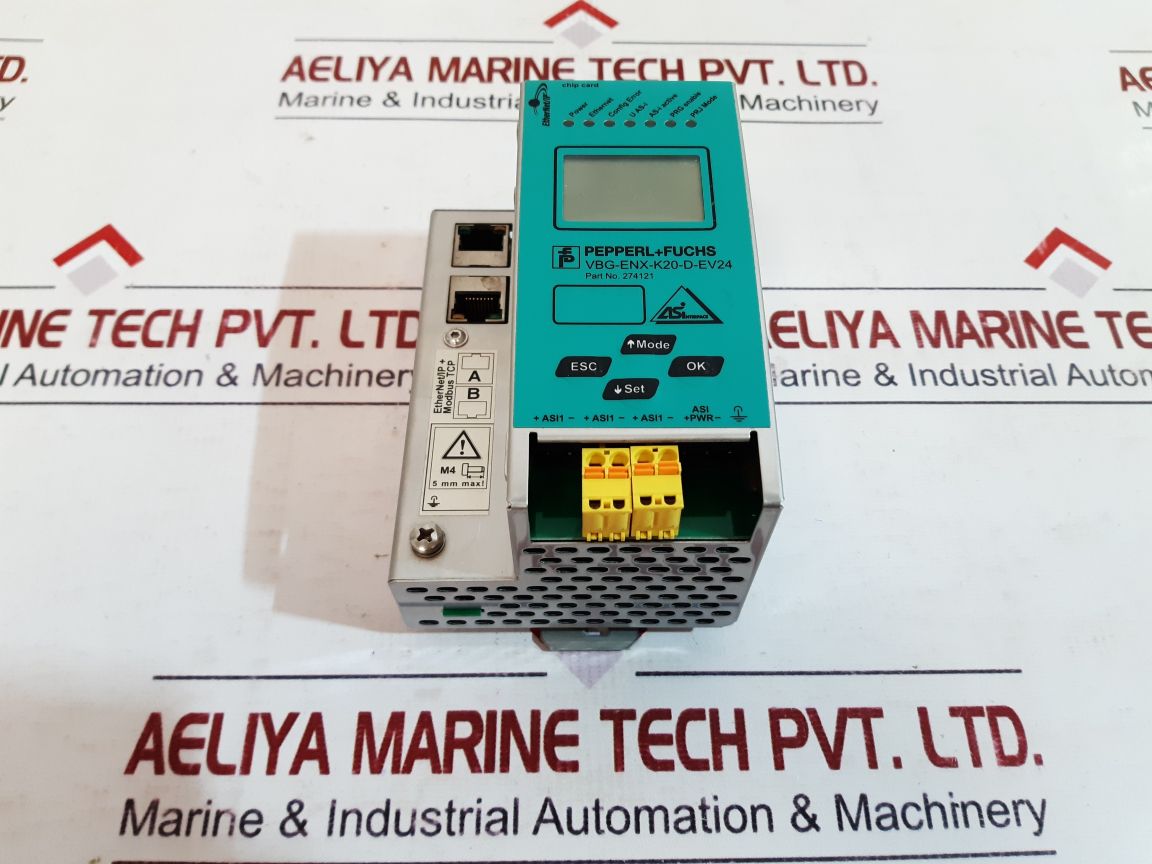 Pepperl+Fuchs Vbg-enx-k20-d-ev24 Ethernet/Ip+Modbus Tcp Gateway 