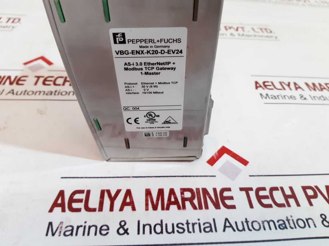 Pepperl+Fuchs Vbg-enx-k20-d-ev24 Ethernet/Ip+Modbus Tcp Gateway 