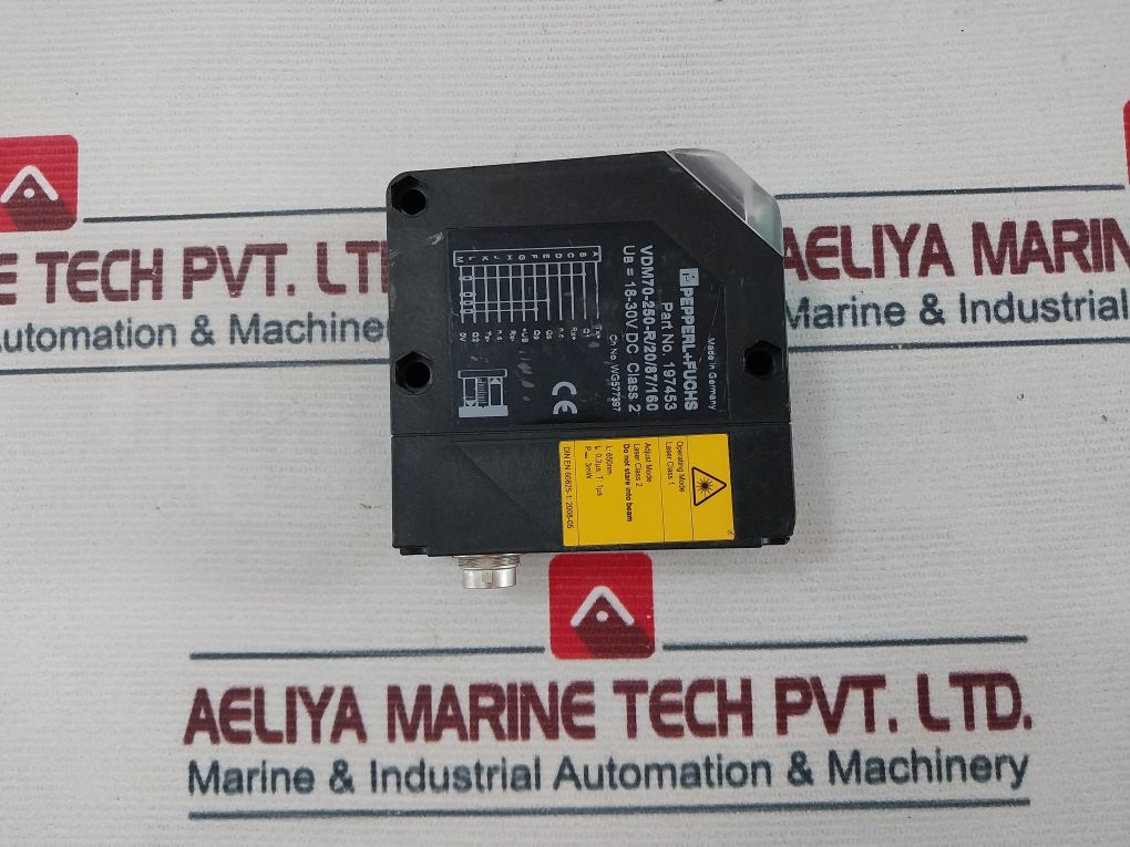 Pepperl+Fuchs Vdm70-250-r/20/87/160 Sensor Laser 18-30V Dc