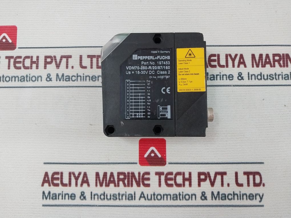 Pepperl+Fuchs Vdm70-250-r/20/87/160 Sensor Laser 18-30V Dc