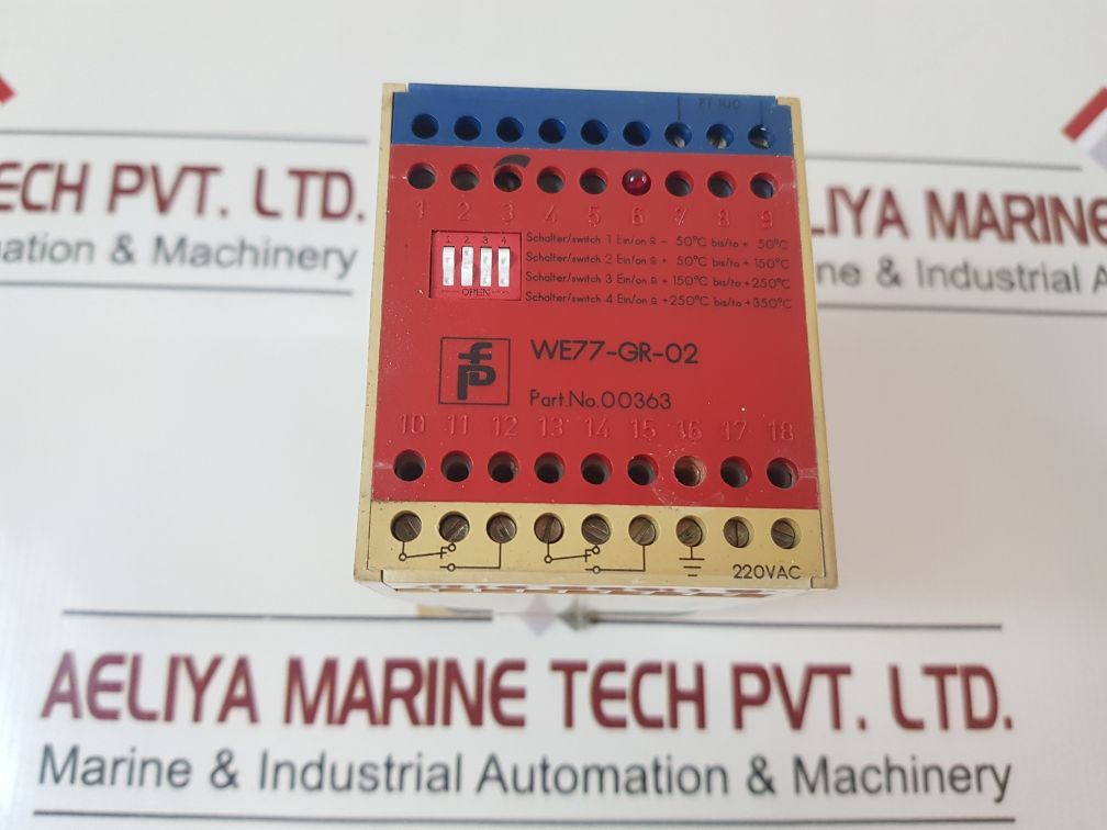 Pepperl+Fuchs We77-gr-02 Safety Relay 00363
