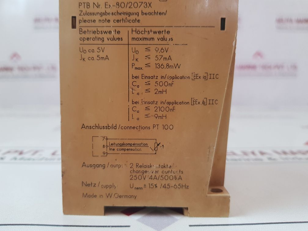 Pepperl+Fuchs We77-gr-02 Safety Relay 00363
