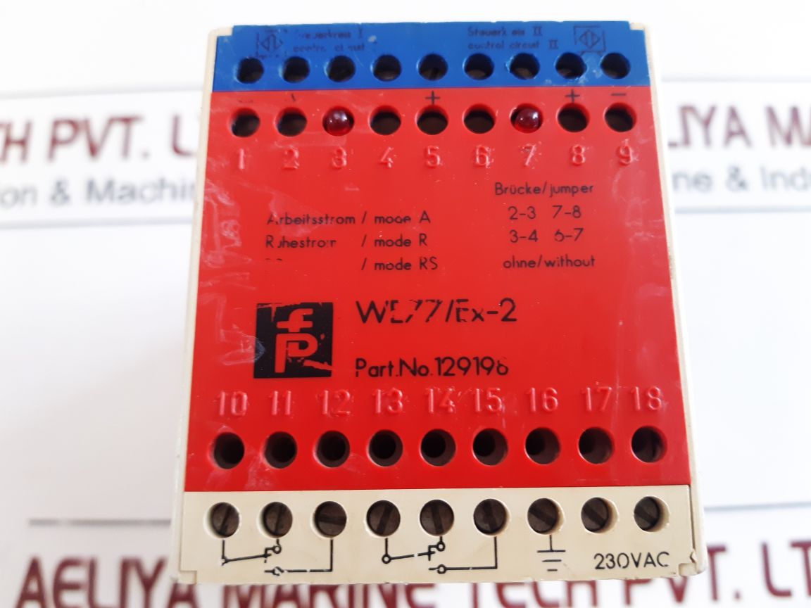 Pepperl+Fuchs We77/Ex-2 Switch Amplifier