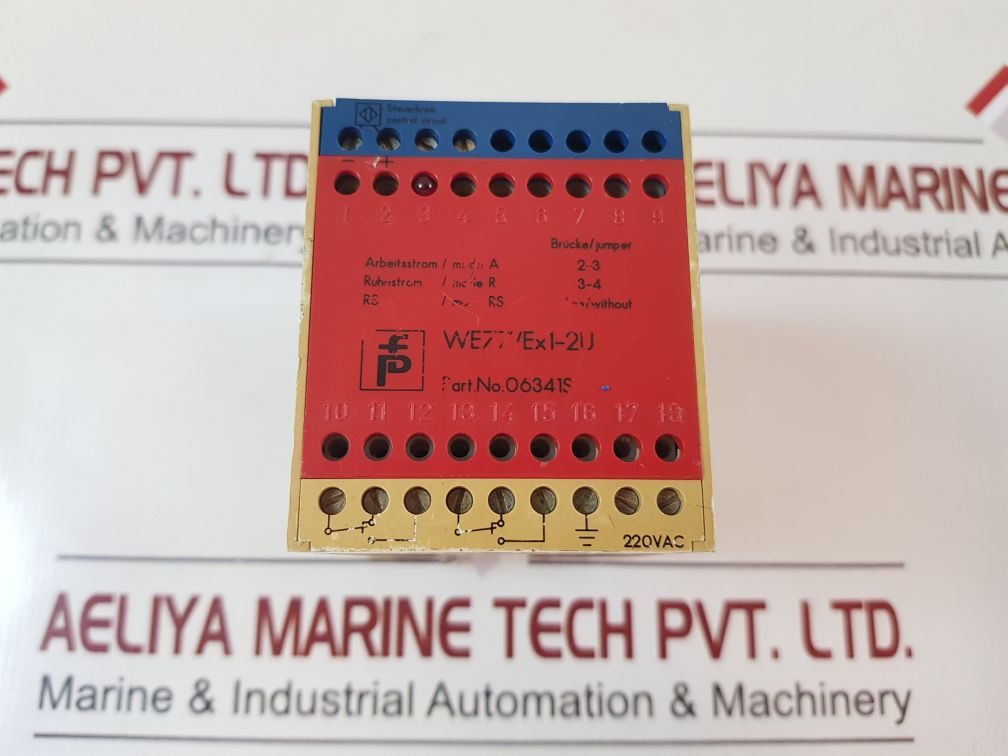 Pepperl+Fuchs We77/Ex1-2U Isolated Switch Amplifier Relay 06341S
