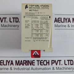 Pepperl + Fuchs We 77/Ex2 Switch Amplifier 01669 S 250 Vac