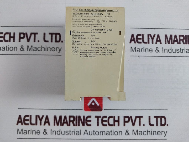 Pepperl + Fuchs We 77/Ex2 Switch Amplifier 01669 S 250 Vac