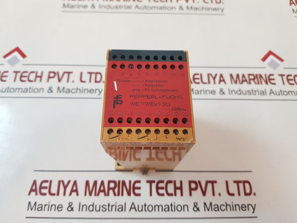 Pepperl + Fuchs We 77/Ex1-2U Isolated Switch Amplifier Relay