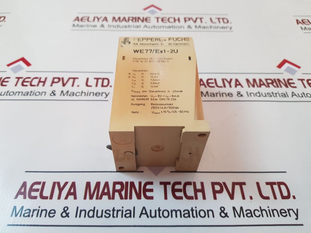 Pepperl + Fuchs We 77/Ex1-2U Isolated Switch Amplifier Relay