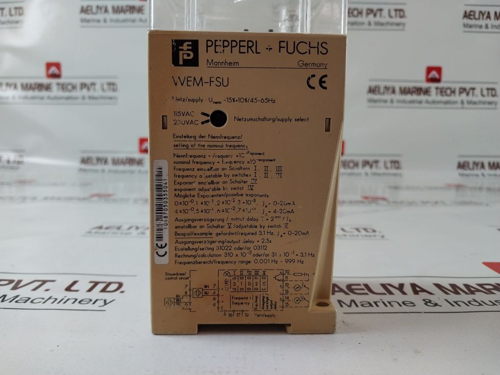 Pepperl+Fuchs Wem-fsu Frequency Converter 15878S