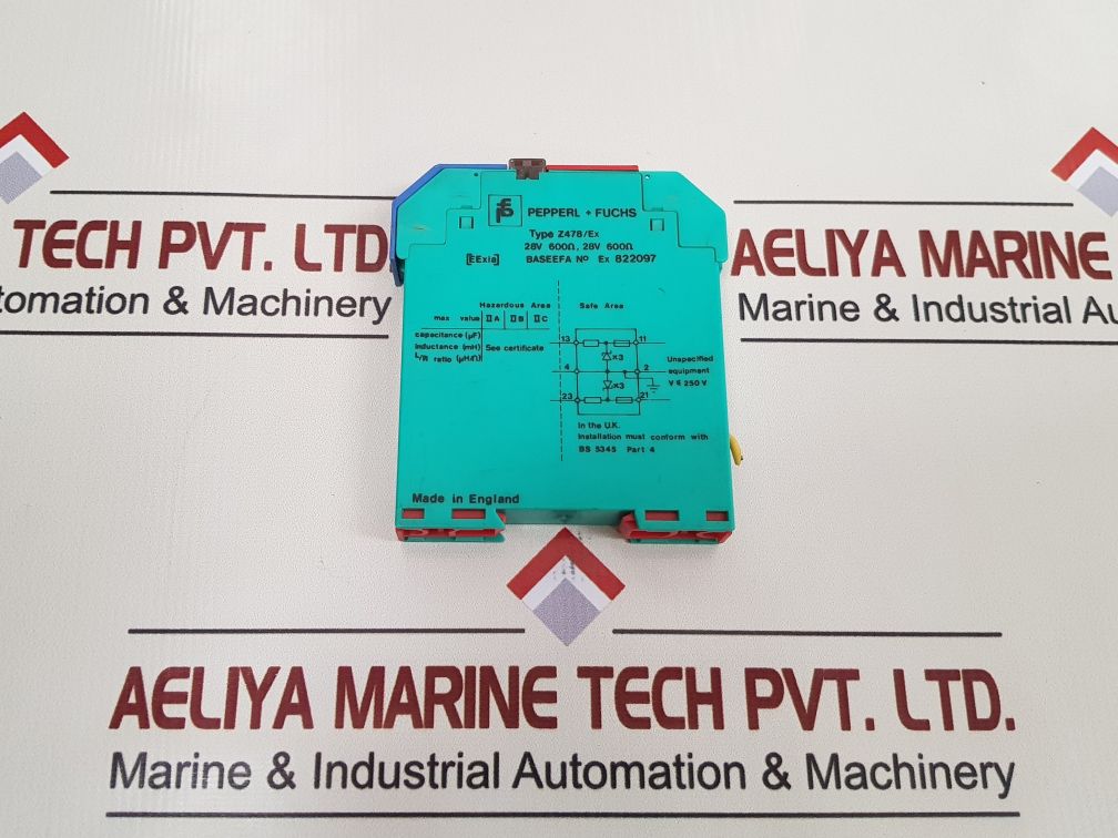 Pepperl+Fuchs Z478/Ex Barrier Device