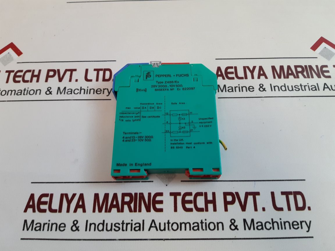 Pepperl+Fuchs Z488/Ex Isolator Switch Ex 822097