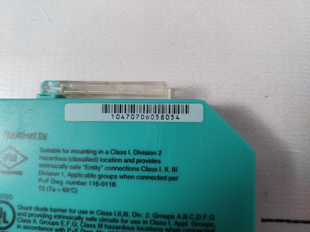 Pepperl+Fuchs Z715 Safesnap Barrier 71776