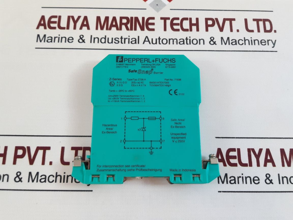 Pepperl+Fuchs Z728.H Safe Snap Barrier