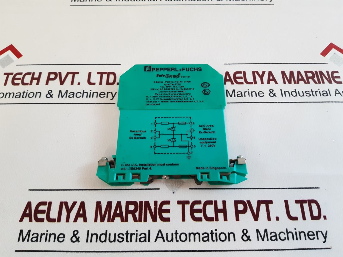 Pepperl+Fuchs Z765 Safe Snap Barrier 71799