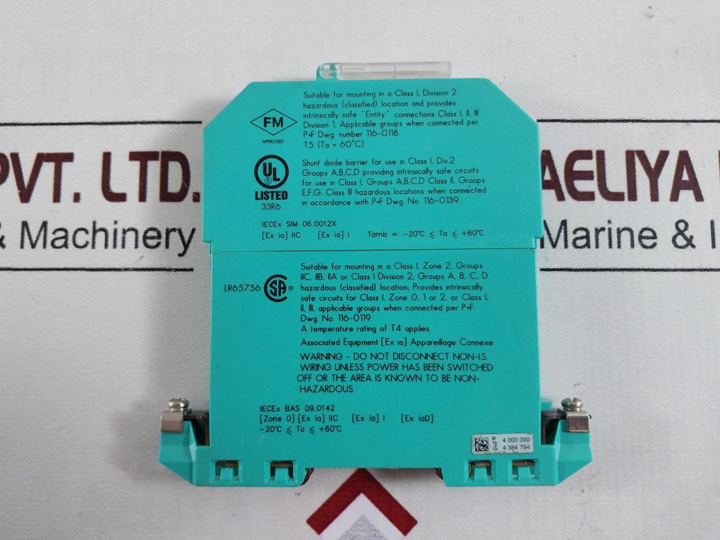 Pepperl+Fuchs Z960 Safe Snap Barrier 71858