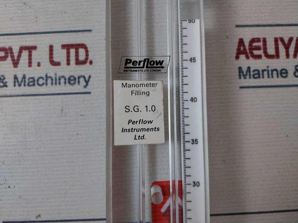 Perflow S.G. 1.0 Manometer Filling