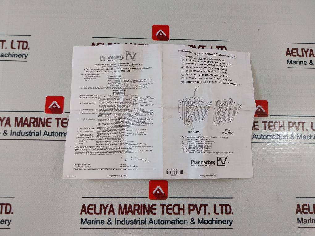Pfannenberg 11020102000 Filter Fan 3Rd Generation 50/60 Hz