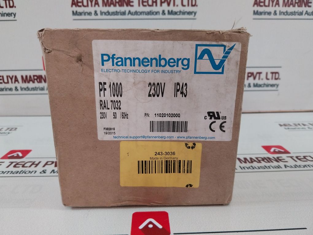 Pfannenberg 11020102000 Filter Fan 3Rd Generation 50/60 Hz