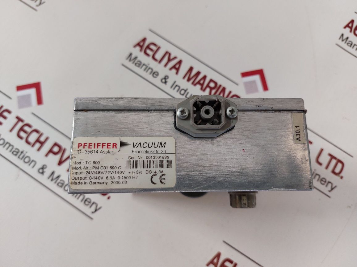 Pfeiffer Vacuum Tc600 Pump Controller Pm C01 720